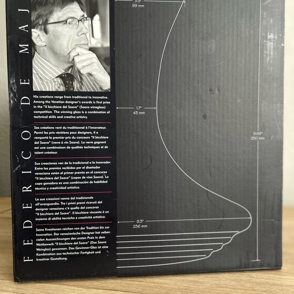 NIB Luigi Bormioli Esperienze 88 Ounce Glass Decanter - Picture 3 of 4